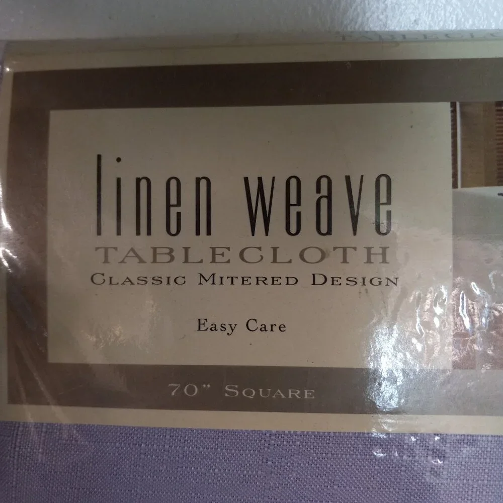 Linen Weave Tablecloth 70